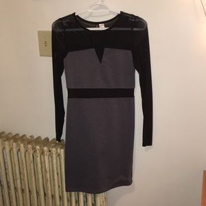 Long sleeve evening dress